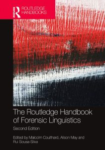 The Routledge Handbook of Forensic Linguistics