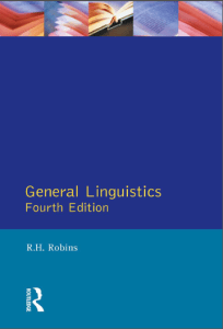 General Linguistics, 4th Edition