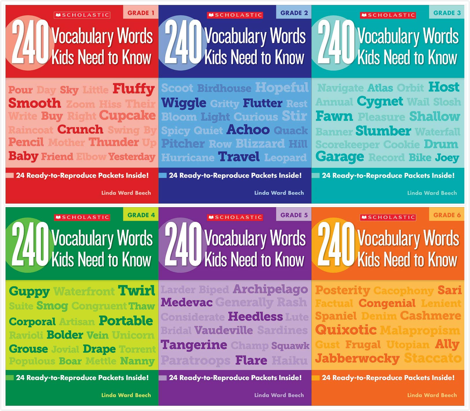 240 Vocabulary Words For Grade 6 Scholastic Professional Books