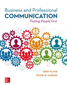 Business and Professional Communication: Putting People First