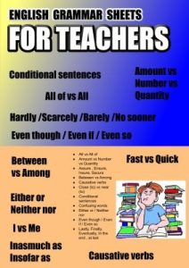 English Grammar Sheets For Teachers