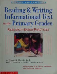 Reading & Writing Informational Text in the Primary Grades