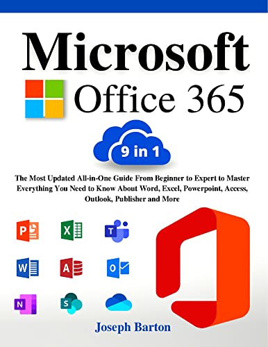 Microsoft Office 365 9 In 1 The Most Updated All In One Guide From