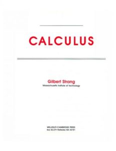 Calculus, 2nd Edition by Gilbert Strang