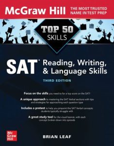 Top 50 SAT Reading, Writing, and Language Skills, 3rd Edition (2022)
