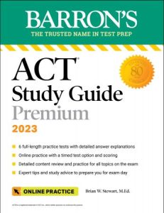 Barron's ACT Study Guide Premium, 2023