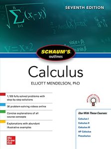 Schaum's Outline of Calculus, 7th Edition (2022)