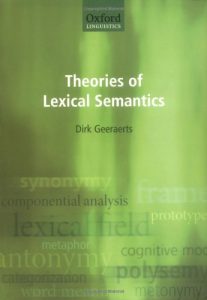 Theories of Lexical Symantics