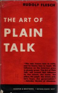The art of plain talk