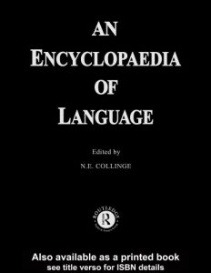 An encyclopaedia of language