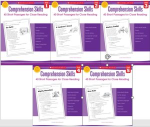 [series] Comprehension Skills: grade 1,2,3,4,5 -pdf