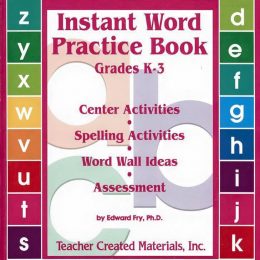 Instant Word Practice Book