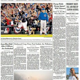 The New York Times November 3, 2016