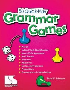 50 jeux de grammaire rapide (1-5 e année)