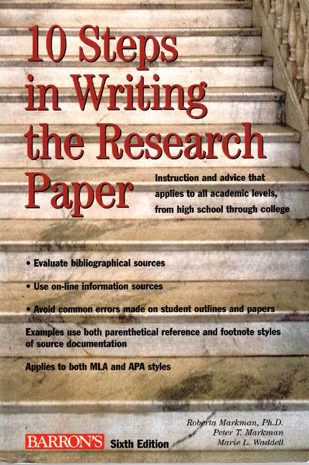 10 steps in writing the research paper