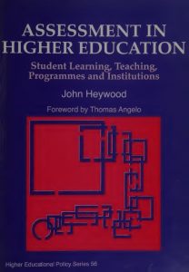Assessment in Higher Education: Student Learning, Teaching, Programmes and Institutions