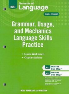 Grammar, usage, and mechanics - Language Skills Practice | Sixth Course
